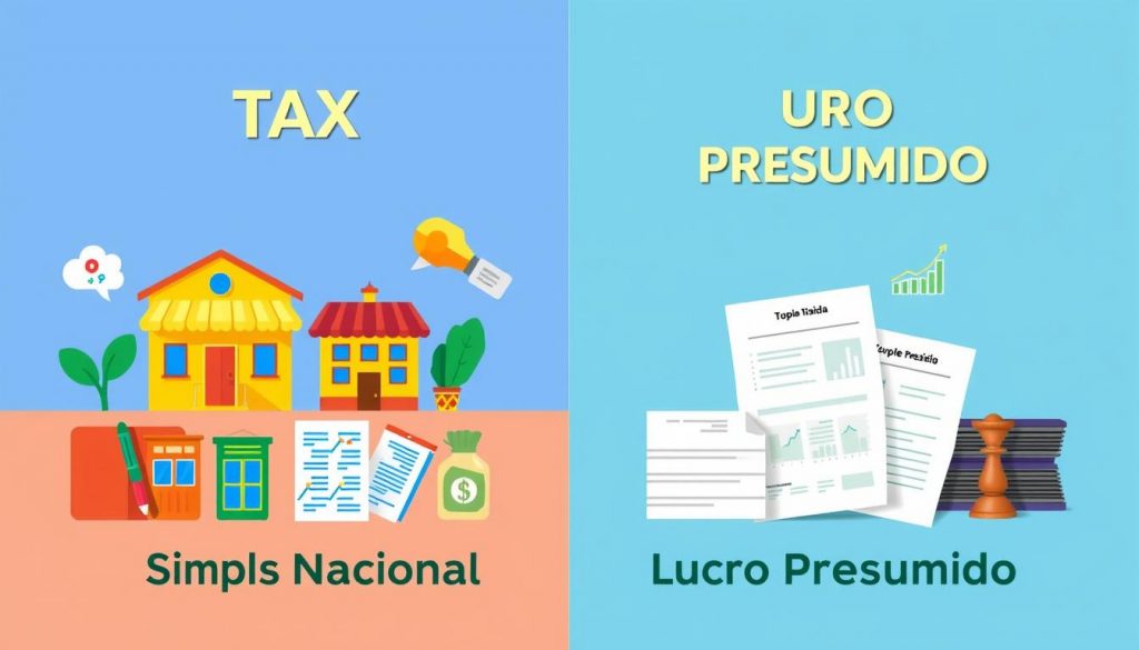 Simulação Simples Nacional e Lucro Presumido Brasil